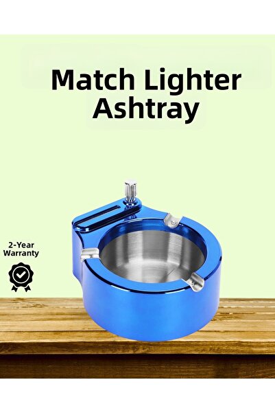 CT STONES Scrumieră cu brichetă Bfs din oțel inoxidabil, accesoriu elegant pe...