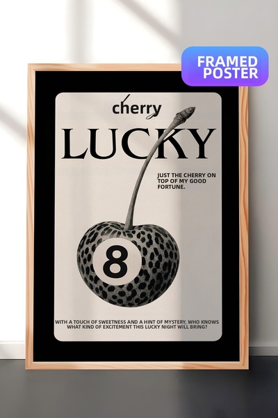 Zestia Дървена рамка за стена с щастлив леопардов принт в ретро стил за декор...