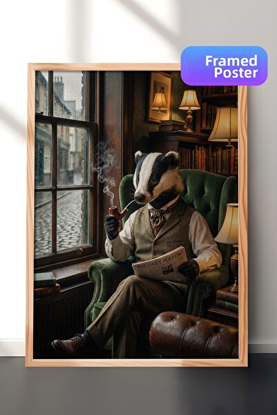 Zestia Ζωγραφική τοίχου με ξύλινο πλαίσιο Σαλόνι με ζωγραφική τεχνοτροπίας βρ...