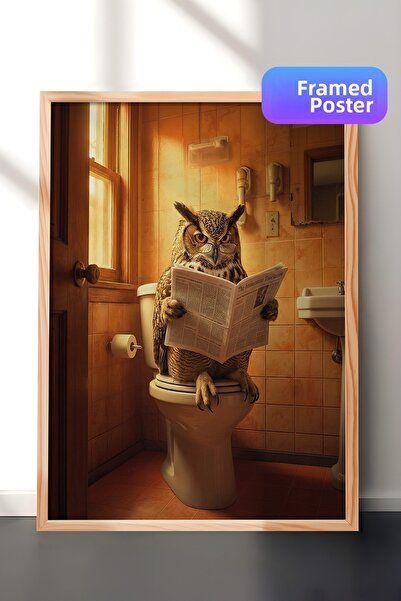 Zestia Ceas de perete cu ramă din lemn, cu tematică de ziar - Decor pentru su...