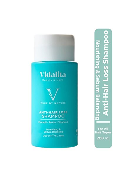Vidalita Beauty & Care شامبو ضد تساقط الشعر – بروكابيل، بيوتين وفيتامين إي – ...