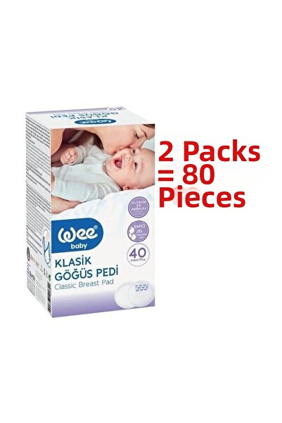 Wee Baby Baby Disposable Gel Breast Pad 40X2Pack