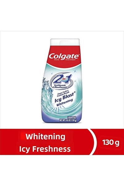 Colgate 2in1 Icy Blast Whitening Whitening Toothpaste 130 Grams