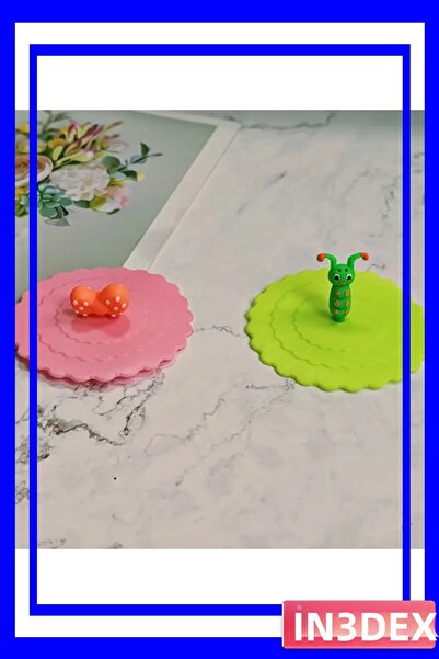 İN3DEX Flexible Silicone Drink Cover Prevents Liquid Spills