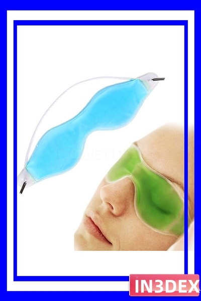 İN3DEX قناع العين الجلدي البارد ذو تأثير علاجي مريح