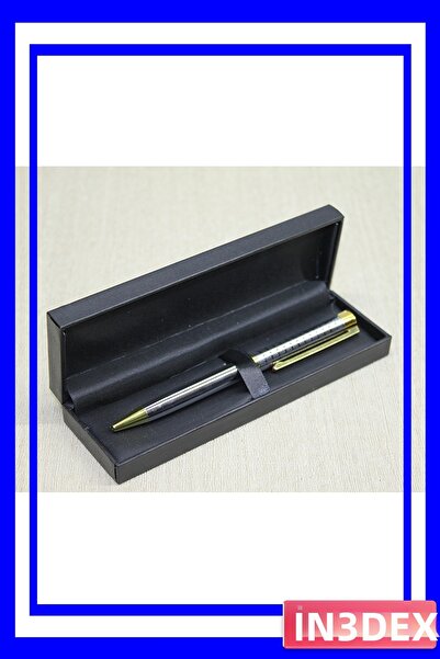İN3DEX قلم حبر جاف مريح بهيكل معدني للكتابة بسلاسة