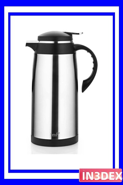 İN3DEX Glass Chamber Stainless Steel Thermos with 1.3 Liter Capacity