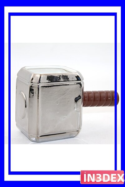 İN3DEX Marvel Themed Porcelain Cup with Mjolnir Design
