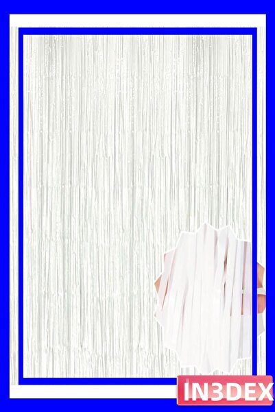 İN3DEX Decorative Wall and Door Curtain 100X200 cm White Color