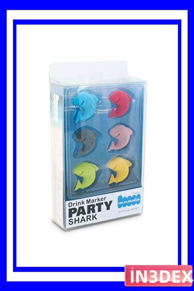 İN3DEX Silicone Shaped Markers for Cup Differentiation 6 Pieces