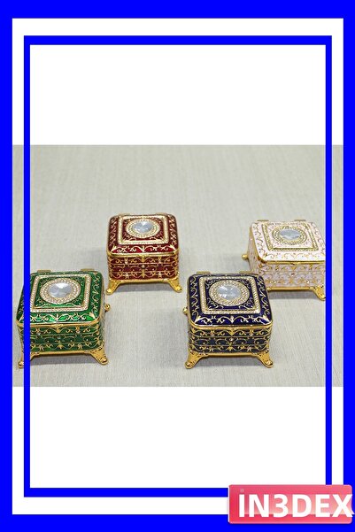 İN3DEX Crystal Stone Jewelry Storage Box Decorative Accessory