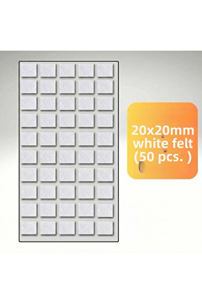 almital mobilya aksesuarları furniture accessories 20X20 mm - Pack of 50 Whit...