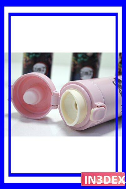 İN3DEX ترمس معزول حراريًا ذو طبقتين بنمط أنيمي