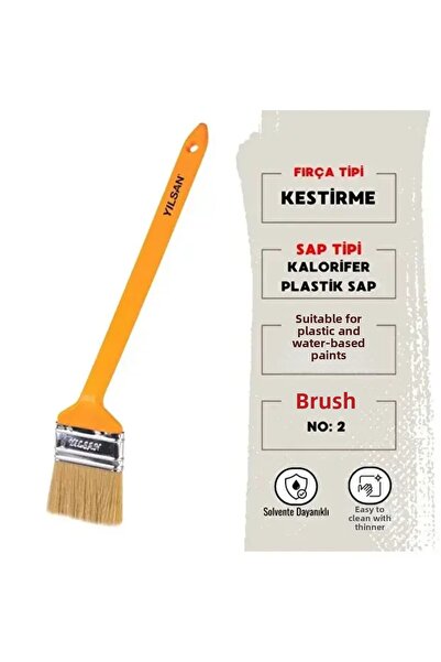 Dekor Yılsan Kestirme Paint Brush, Heating [No: 2]