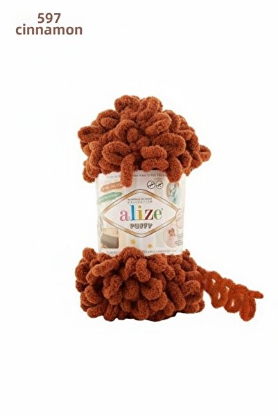 Alize Puffy Hand Knitting Yarn (with Large Loop)