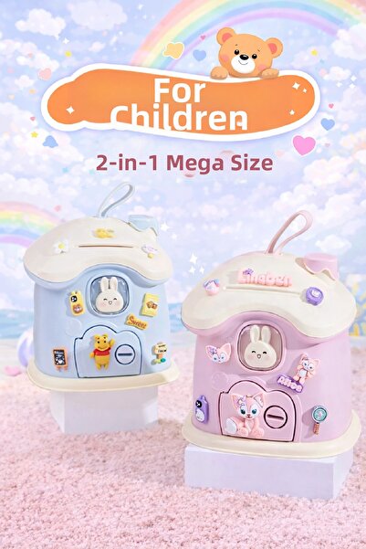 Berdina Home قطعتين من الحجم الكبير بأسلوب كاواي اللطيف باللونين الأزرق والور...