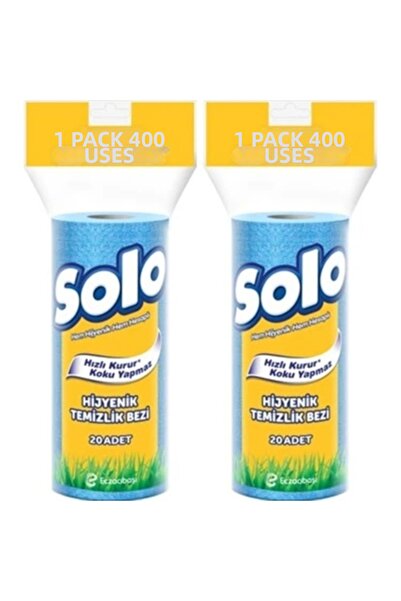 Solo Lavete de curățare igienice, pachet de 2