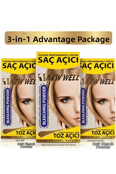 New Well 3 Piece Hair Lightening Set Advantageous Package