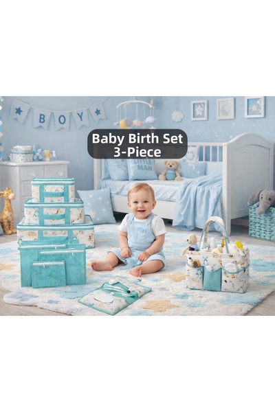 PONÇİK BEBEK Maternity Bag Very Useful Organizer Set 3 Pieces