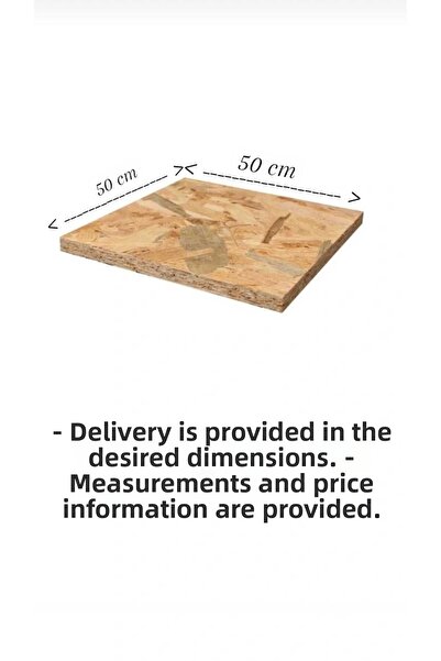 özkan ahşap 50cm X 50cm Osb