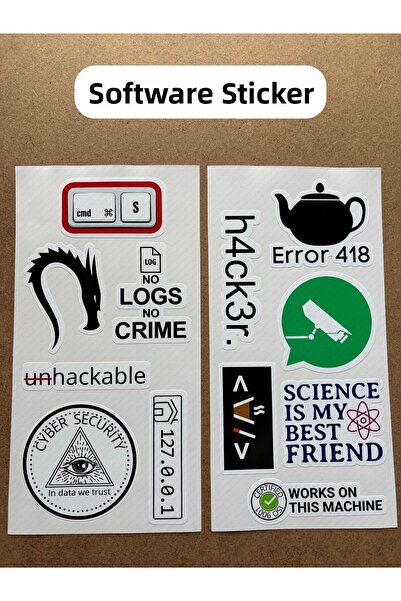 hdsticker Software și software Laptop Notebook Tabletă Autocolant Set P6
