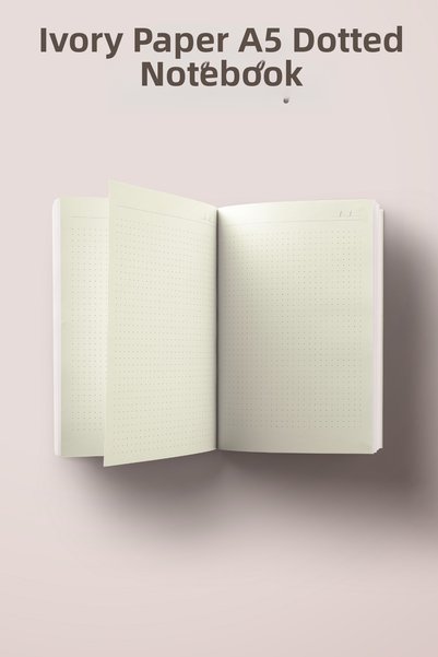 Bi Dünya Haber Caiet cu puncte A5 din seria Vintage 12 Pul Pul Collection Bullet Journal