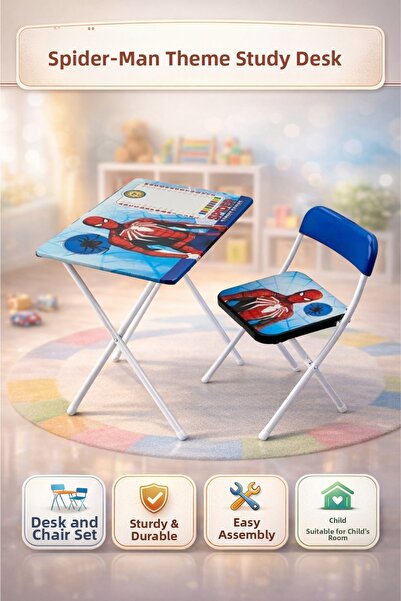 YILDIRIM OYUNCAK مكتب سبايدر مان قابل للطي، مكتب نشاط الألعاب