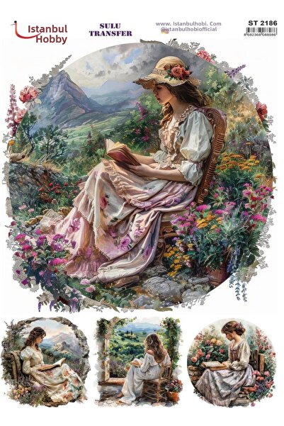 İstanbul Hobi Water Transfer Paper 25X35Cm St-2186