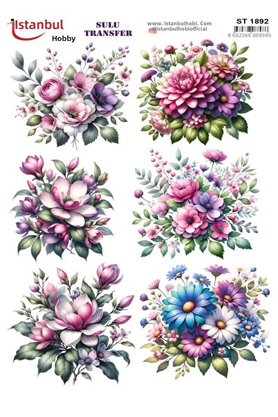 İstanbul Hobi Water Transfer Paper 25X35Cm St-1892