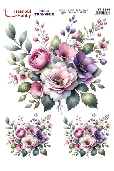 İstanbul Hobi Water Transfer Paper 25X35Cm St-1886