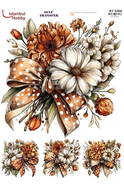 İstanbul Hobi ورق نقل مائي 25x35 سم ST-2268