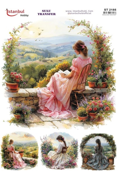 İstanbul Hobi Water Transfer Paper 25X35Cm St-2185