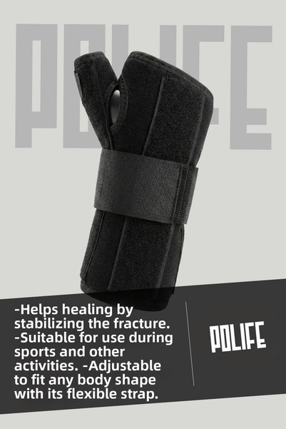 POLIFE Hand Wrist Splint with Thumb Support |   Superior Stabilization, Helps in Recovery |   Right & Left Compatible