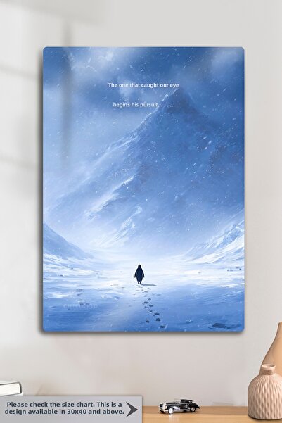 DekorHane Tablou decorativ cu pinguini, imprimare pe metal, But Why, Pinguin ...