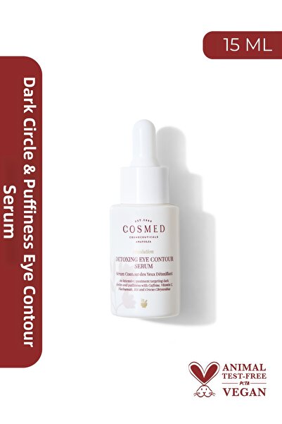 COSMED سيروم مضاد للانتفاخات تحت العينين والهالات السوداء/سيروم إزالة السموم ...