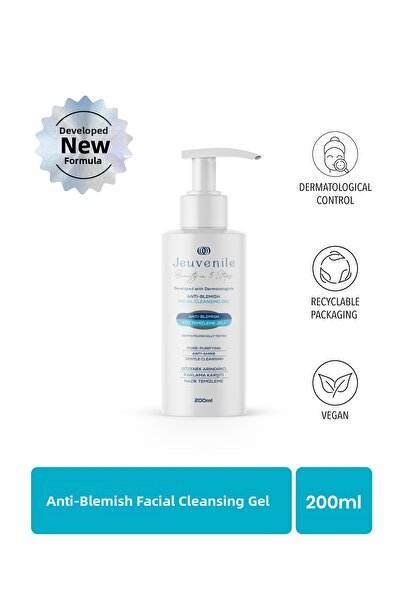 Jeuvenile جل تنظيف الوجه بحمض الجليكوليك - مضاد للعيوب (حمض الجليكوليك، بانثي...