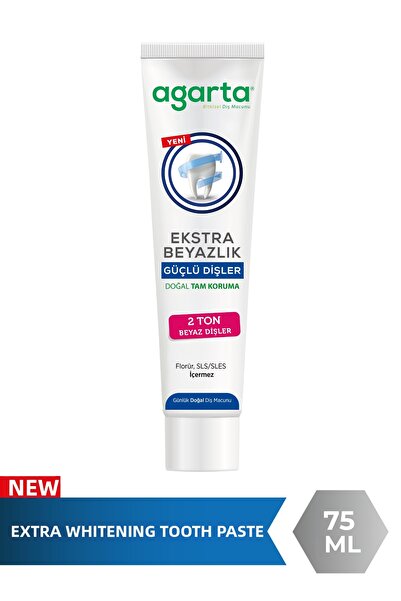 Agarta Natural Extra Whiteness Strong Teeth Toothpaste 75 ml