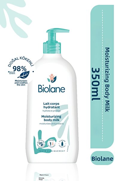 Biolane حليب الجسم المرطب والمغذي بنسبة 98% من المكونات الطبيعية (350 مل)
