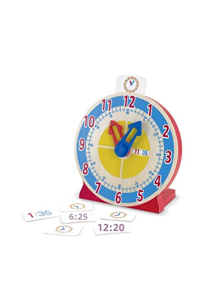 Melissa & Doug Εκπαιδευτικό ξύλινο ρολόι