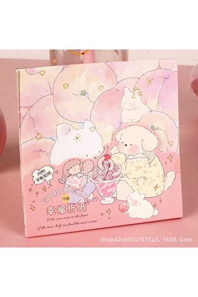 synshop Kawaii Patterned Origami Paper Folding Art Mixed Set Pattern 60 Piece...