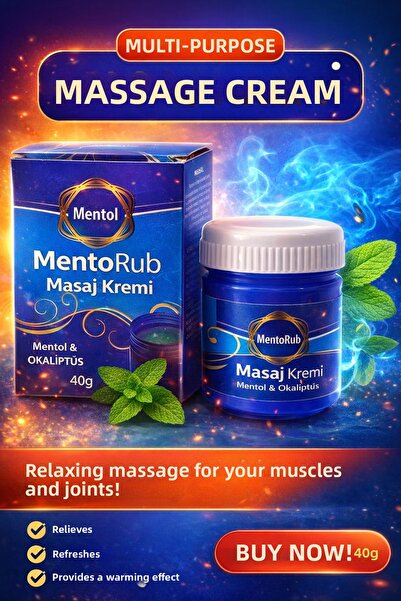 MentoRub كريم التدليك بالمنثول 40 جرام (5 قطع)