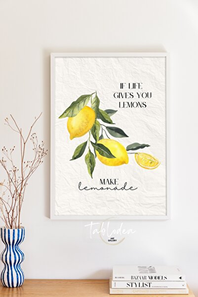 tablodea Pinterest Tablou elegant de bucătărie cu tematică Lemon TD Decor min...