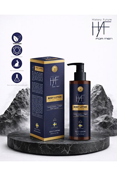 history future لوشن الجسم للرجال من HAF FOR MEN - ترطيب مكثف سريع الامتصاص بر...