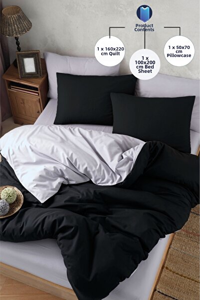 Formeya Súprava obojstranných obliečok na perinu s elastickou plachtou pre je...