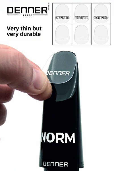 Generic Brand Transparent Clarinet Mouthpiece Set of 6, 100% Fit, Provides Co...
