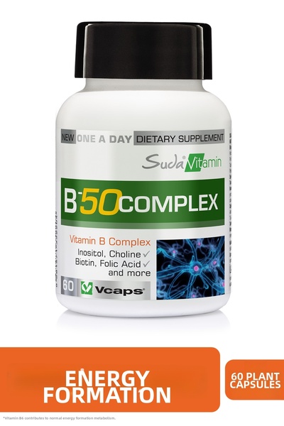 Suda Vitamin B-50 Complex 60 Capsules