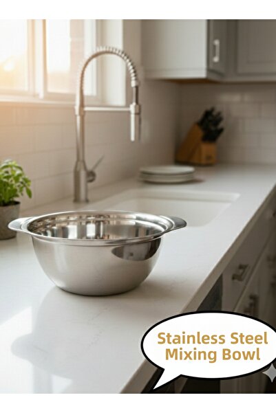 HZL HOME Professional stainless steel mixing bowl, professional whisk, salad ...