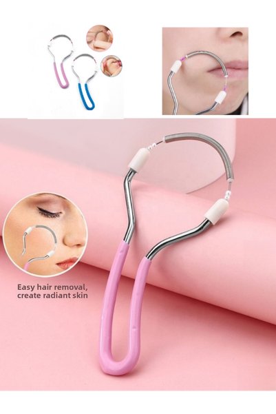SheMask Mustache Removal Spring Epilator – Practical Solution Without Wax for Eyebrow Facial Hair Removal Smooth Cheek Skin