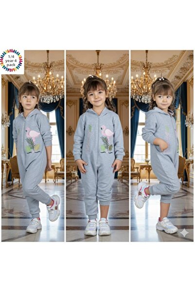 BİGÜMEX Salopetă pentru copii cu fermoar și glugă