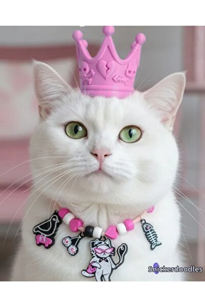 Snickerdoodles Cat & Dog Mini Crown - Pet Accessory - Lilac